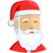 Santa Claus - Medium Light emoji on Messenger